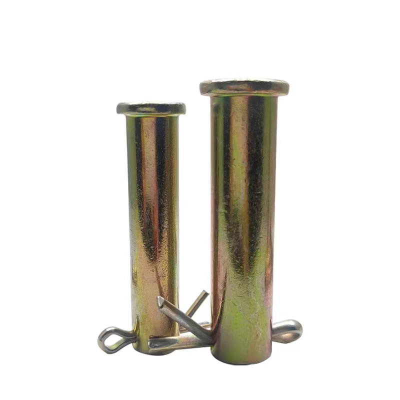 Colored zinc-plated pins