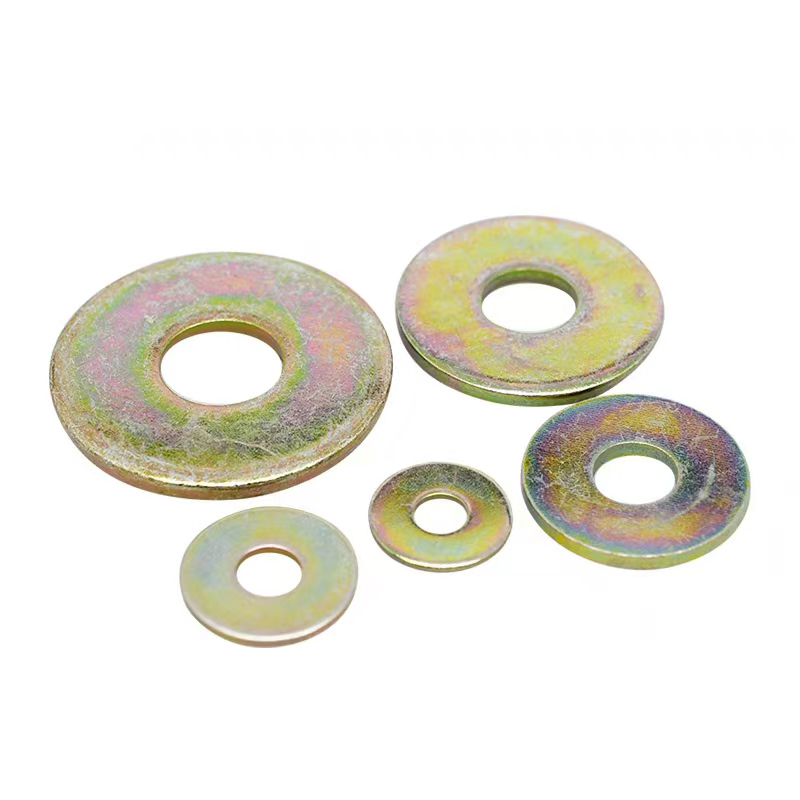 Colored zinc-plated gaskets