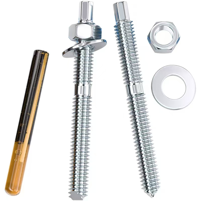 Electrogalvanized chemical bolts