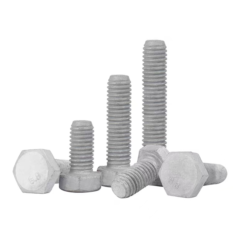 Hot-dipe Galwant Hexagonal bolts