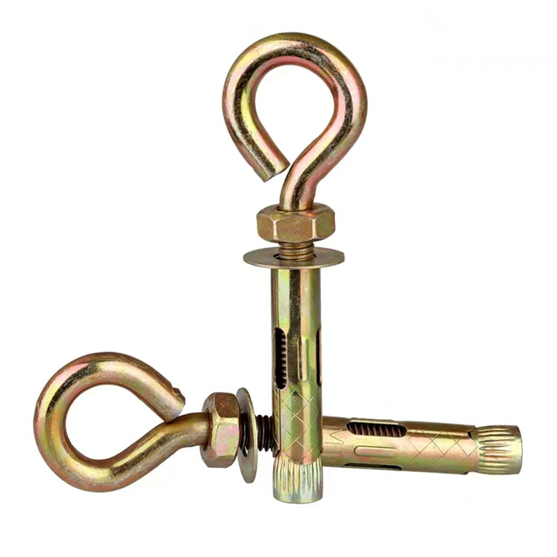 Colored zinc-plated expansion hook