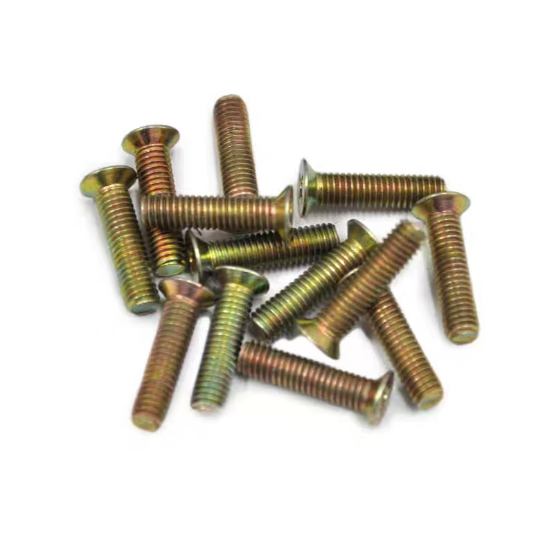 رەڭلىك زىنك قاچىلانغان Countersund Cross