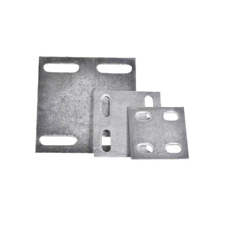 Hot-dip galvanized embedded plate